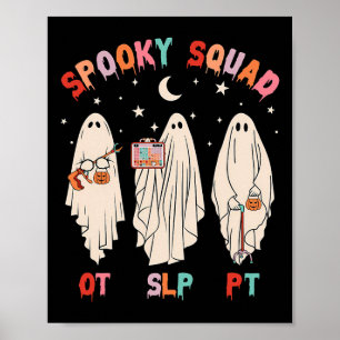 Poster Escadron éffrayant Esclp Ot Pt Ghost ergothérapie