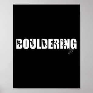 Poster Escalade Amoureux de la Montagne Bloc