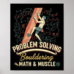 Poster Escalade de résolution de problèmes de mathématiqu