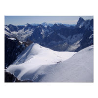 Escalade en massif Mont Blanc, Chamonix, France