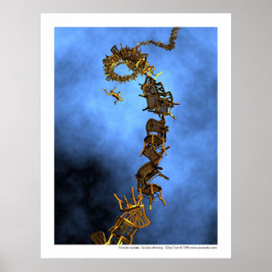 Poster Escalade sociale - Echelle sociale