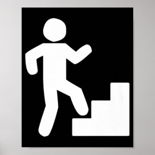 Poster Escalade Stairs Tribute Workout