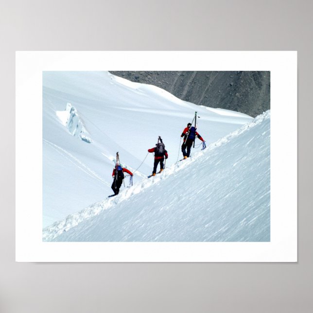 Poster Escalapeurs, Mont Blanc, France (Devant)