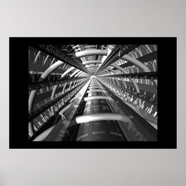 Poster Escalier (Devant)