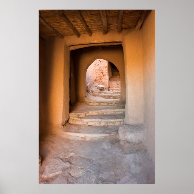 Poster Escalier brut (Devant)