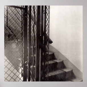Poster Escalier dans le bâtiment