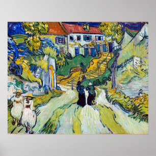 Poster Escalier d'Auvers par Vincent Van Gogh