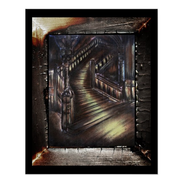 Poster Escalier de lumière (Devant)