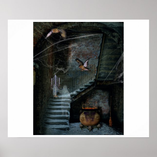 Poster Escalier hanté de l'affiche (Devant)