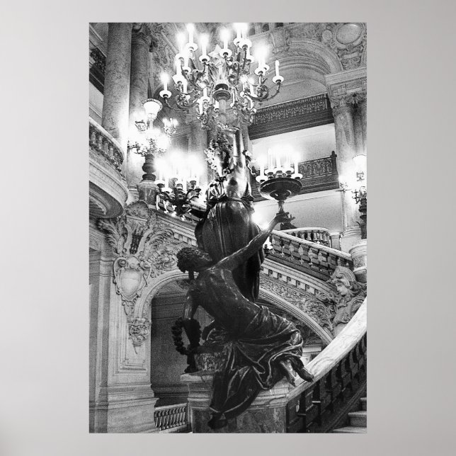 Poster Escalier Opéra (Devant)