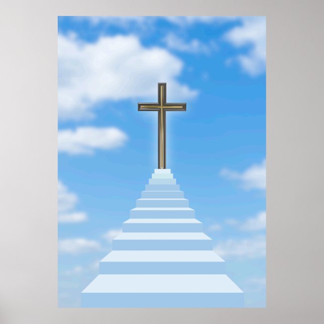 Poster Escalier pour espérer (Devant)