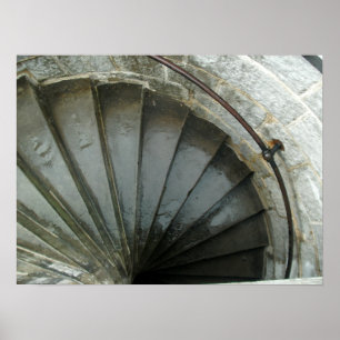 Poster Escalier Spiral