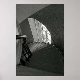 Poster Escaliers B&W