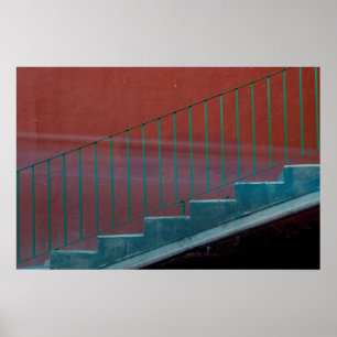 Poster Escaliers Et Railing Durée De Vie Fixe