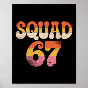Poster Escouade 67 Alpha Argot Gén 67ème Numéro 67 