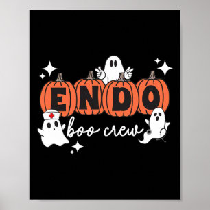 Poster Escouade d'équipe d'Halloween Endo Ghosts Citrouil