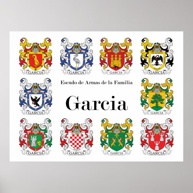 Poster Escudo de Armas de Familia (Devant)