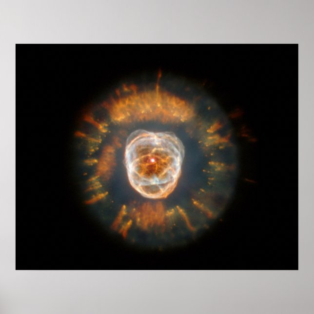 Poster Eskimo Nebula (NGC 2392) (Devant)