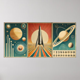 Poster Espace Art Espace Temps Espace