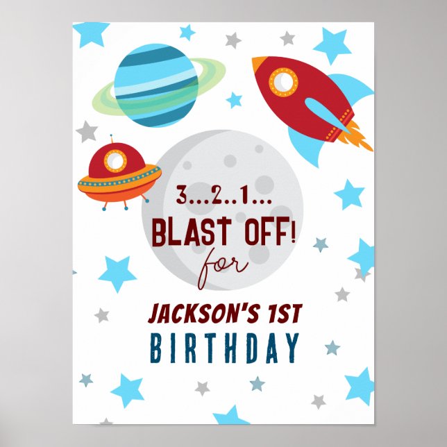 Poster Espace coupé 1er anniversaire (Devant)