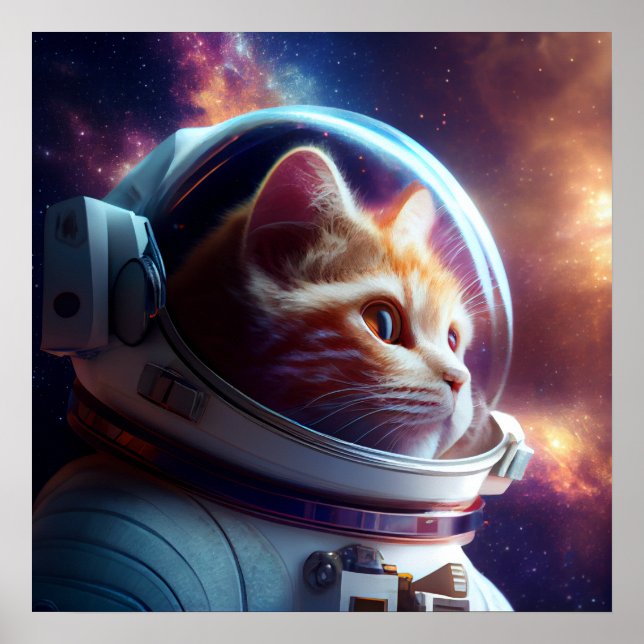 Poster espace exotique kitty (Devant)