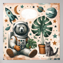 Espace Explorer Ours et chat Enfants Salle Ours et