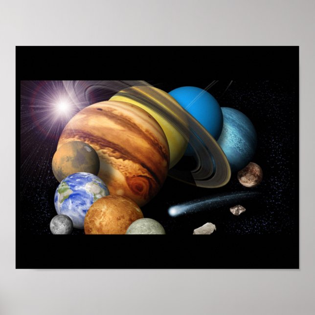 Poster Espace extérieur (Devant)