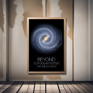 Poster Espace Extérieur, Galaxie, Voie Lactée, Cosmos, Un
