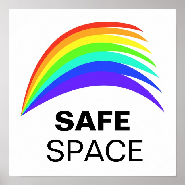 Poster Espace sécurisé (Devant)