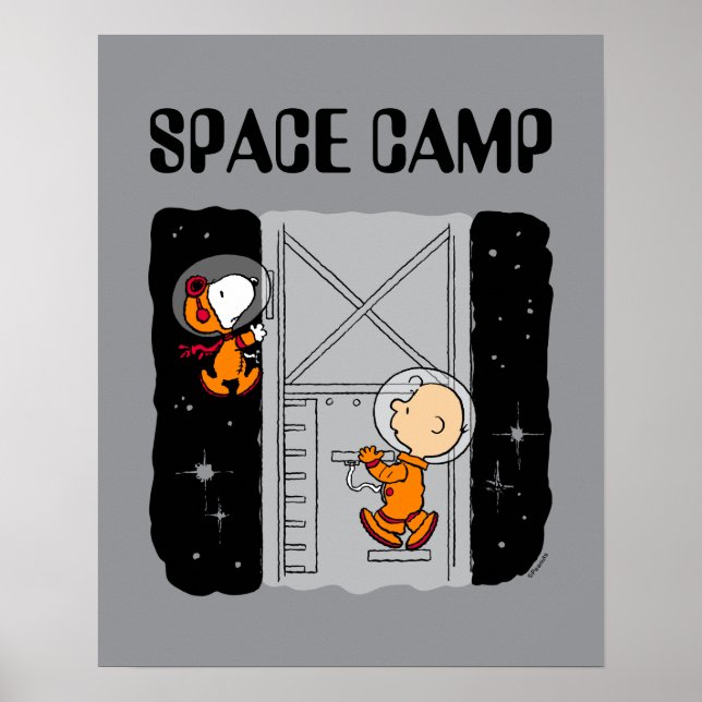 Poster ESPACE | Snoopy & Charlie Brown (Devant)
