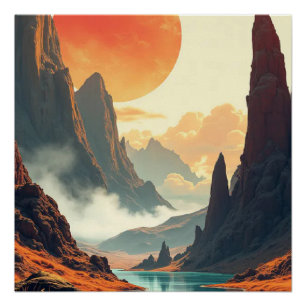 Poster Espace unique pour la maison, le bureau et l'éduca