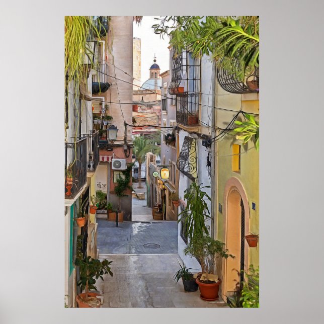 Poster Espagne. Alicante. n° 15. (Devant)