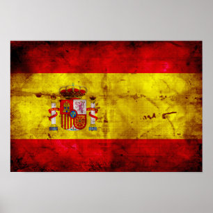 Poster Espagne ; bandera de España