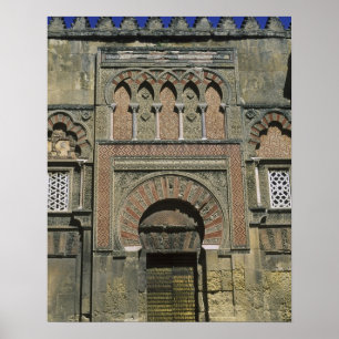 Poster Espagne, Cordoue, mezquita maure (mosquée).