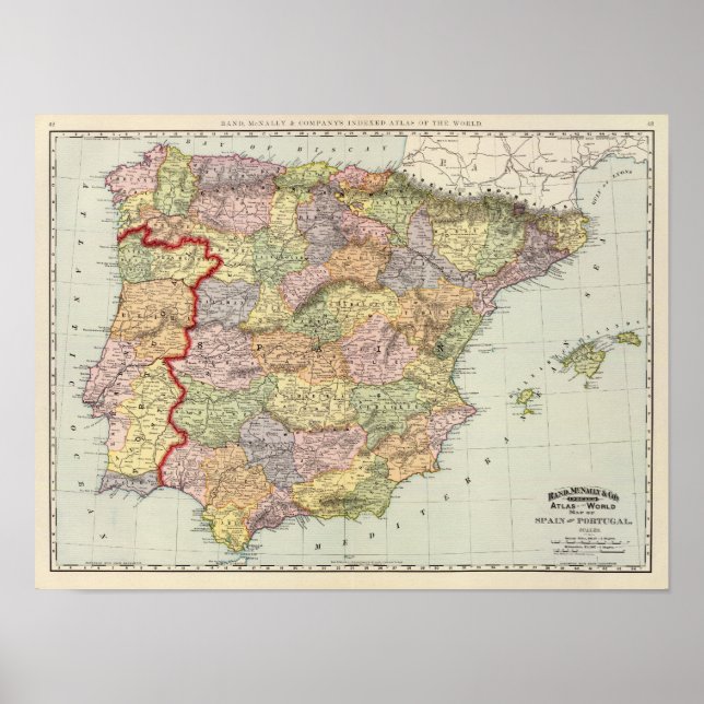 Poster Espagne et Portugal 14 (Devant)