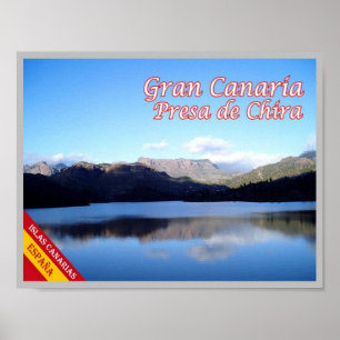 Poster Espagne - Îles Canaries - Grande Canarie - P