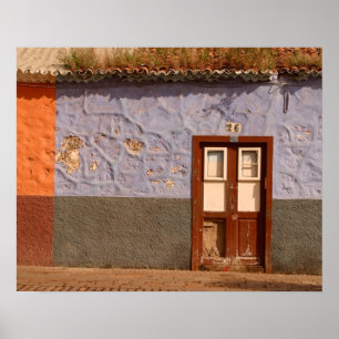 Poster Espagne, Îles Canaries, Tenerife, villa
