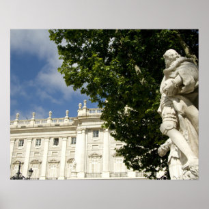 Poster Espagne, Madrid. Palais Royal.