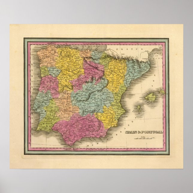 Poster Espagne, Portugal 10 (Devant)
