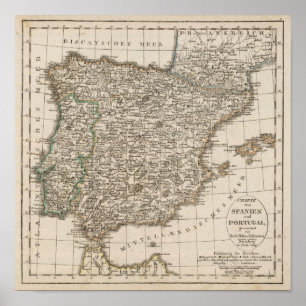 Poster Espagne, Portugal 6