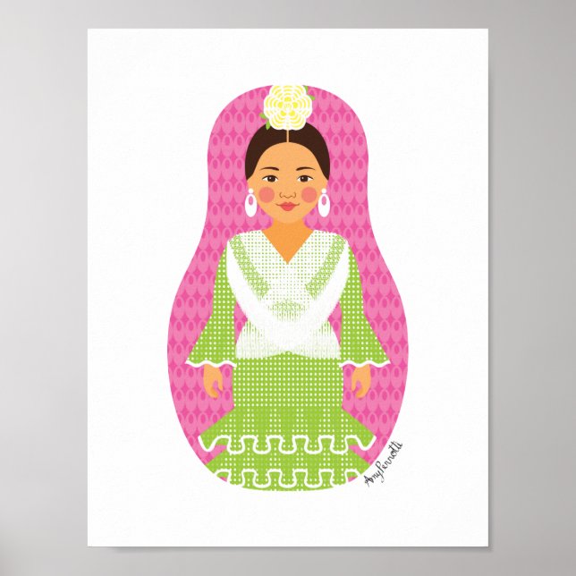 Poster espagnol Matryoshka (Devant)