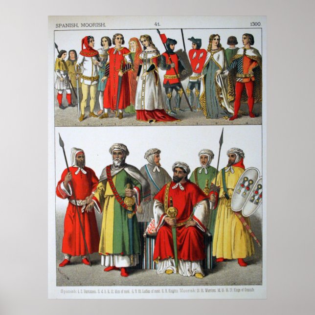 Poster Espagnol, maure (Devant)