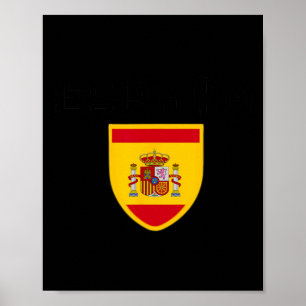 Poster Espana Maillot de Football Espagnol Ll Top