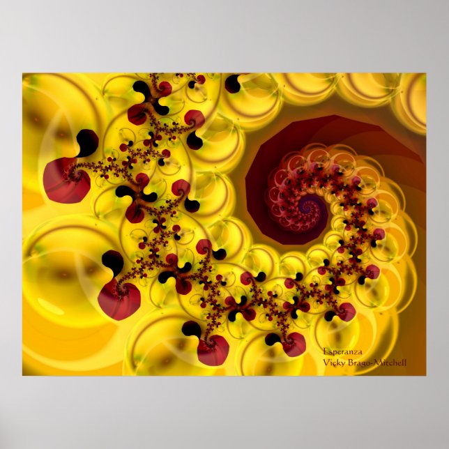 Poster Esperanza Art Abstrait (Devant)