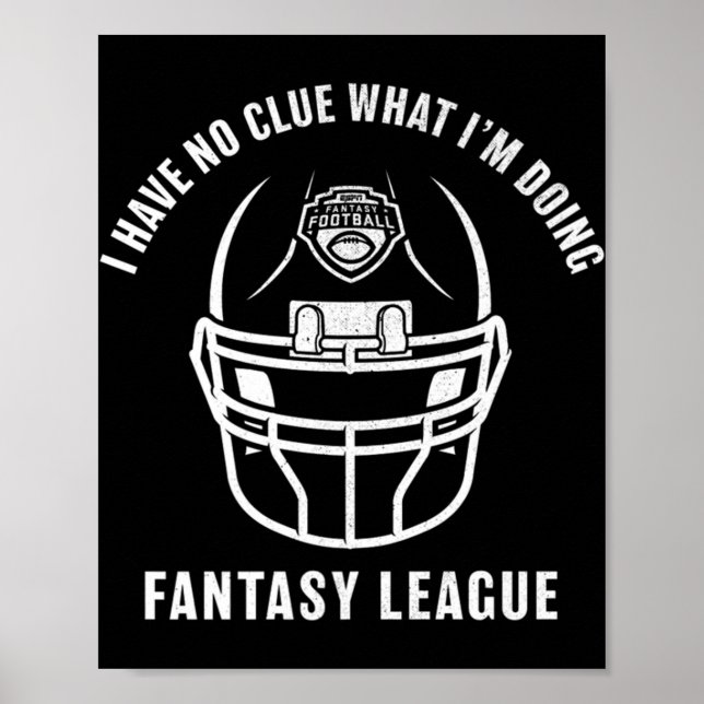 Poster ESPN Football d'Imaginaire Je n'ai aucune idée de  (Devant)