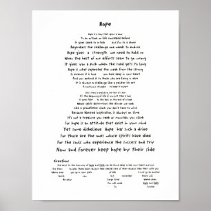 Poster Espoir