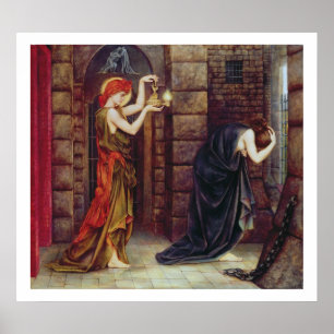 Poster Espoir dans la prison du désespoir (huile sur la