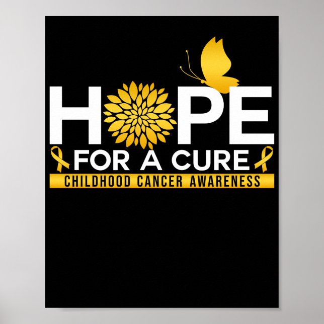 Poster Espoir D'Une Sensibilisation Cure Au Cancer Chez L (Devant)