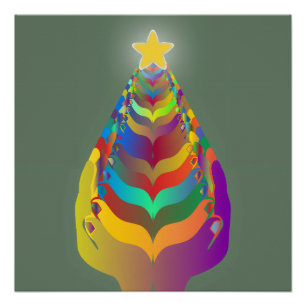 Poster Espoir et convivialité de Noël