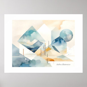 Poster Esprit Abstrait